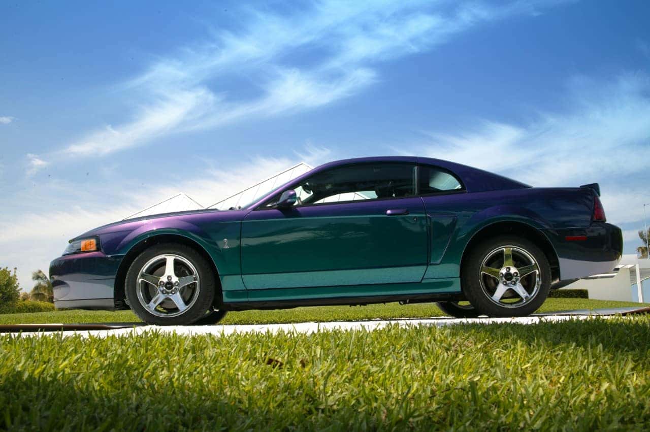 2004 Ford Mustang SVT Cobra in special color shifting Mystichrome