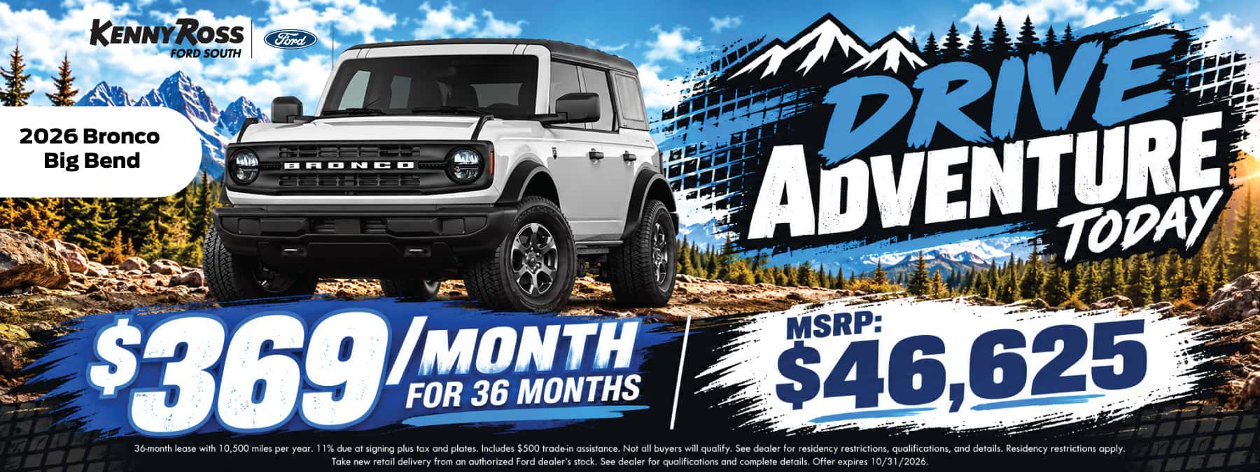 Kenny Ross Ford South October Specials