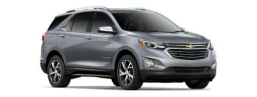 A grey 2018 Chevy Equinox 1LZ is angled right.