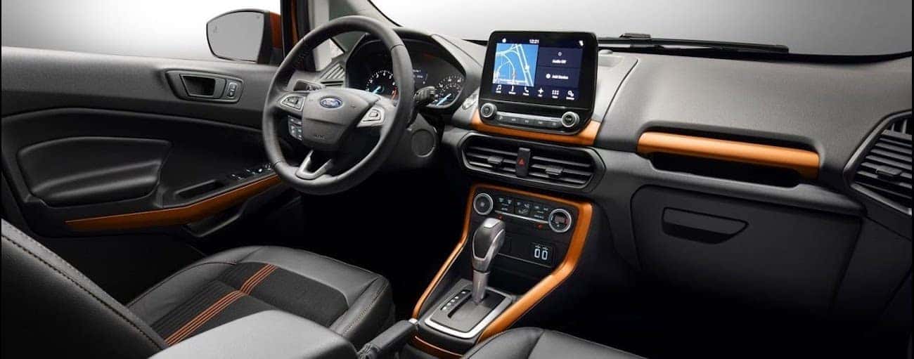 The high tech interior of the 2019 Ford EcoSport