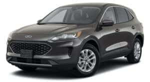 A grey 2020 Ford Escape is angled left.