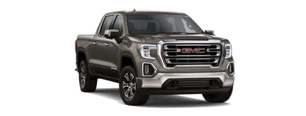 A brown 2020 GMC Sierra 1500 is facing right.