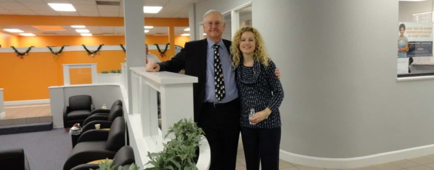 Bob and Carol are shown at Kings Ford.
