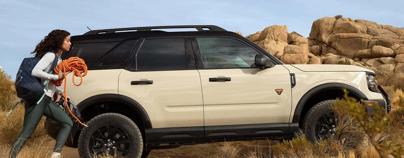 A white 2025 Ford Bronco Sport for sale near Milford