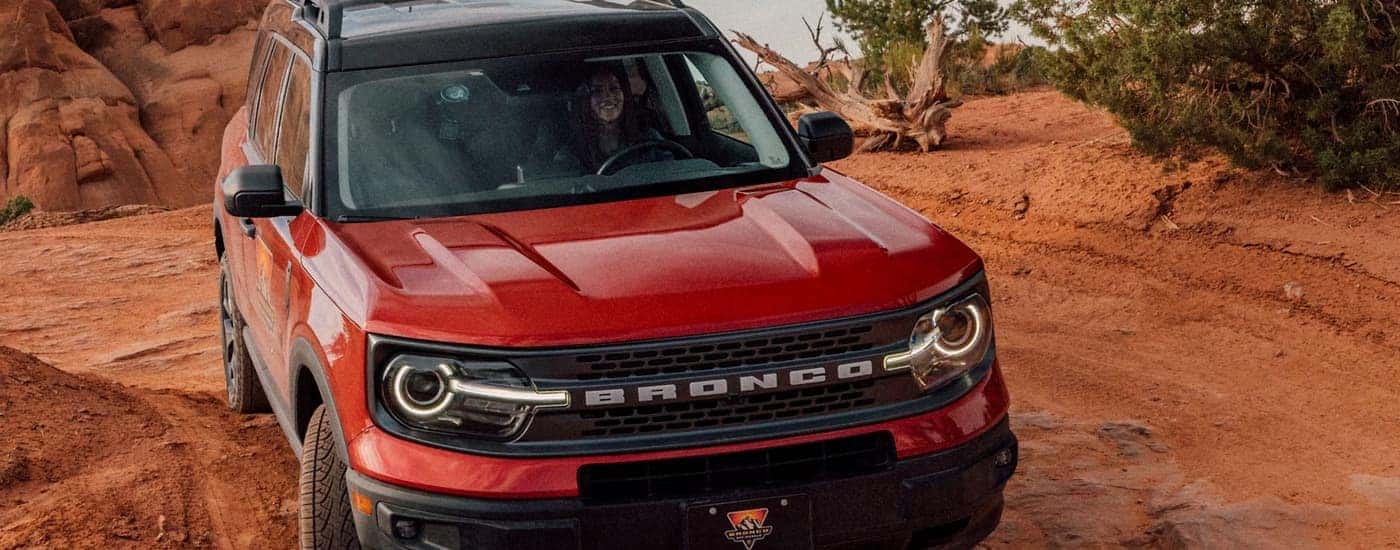 A red 2025 Ford Bronco Sport for sale near Northgate