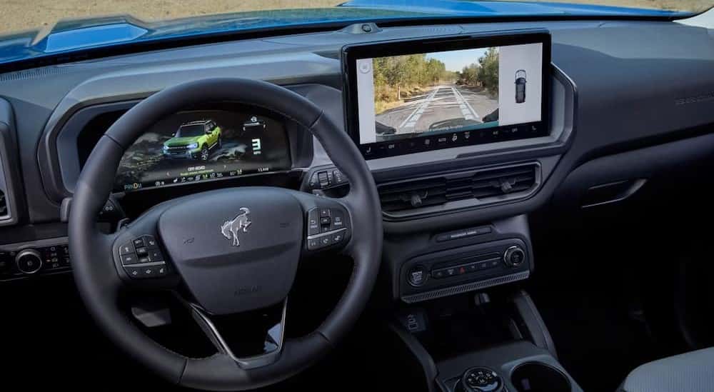 Gray dash in a 2026 Ford Bronco Sport.