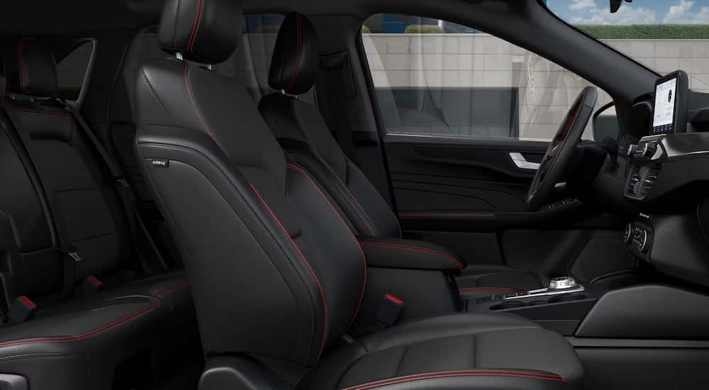 Side view of the interior of a 2026 Ford Escape.