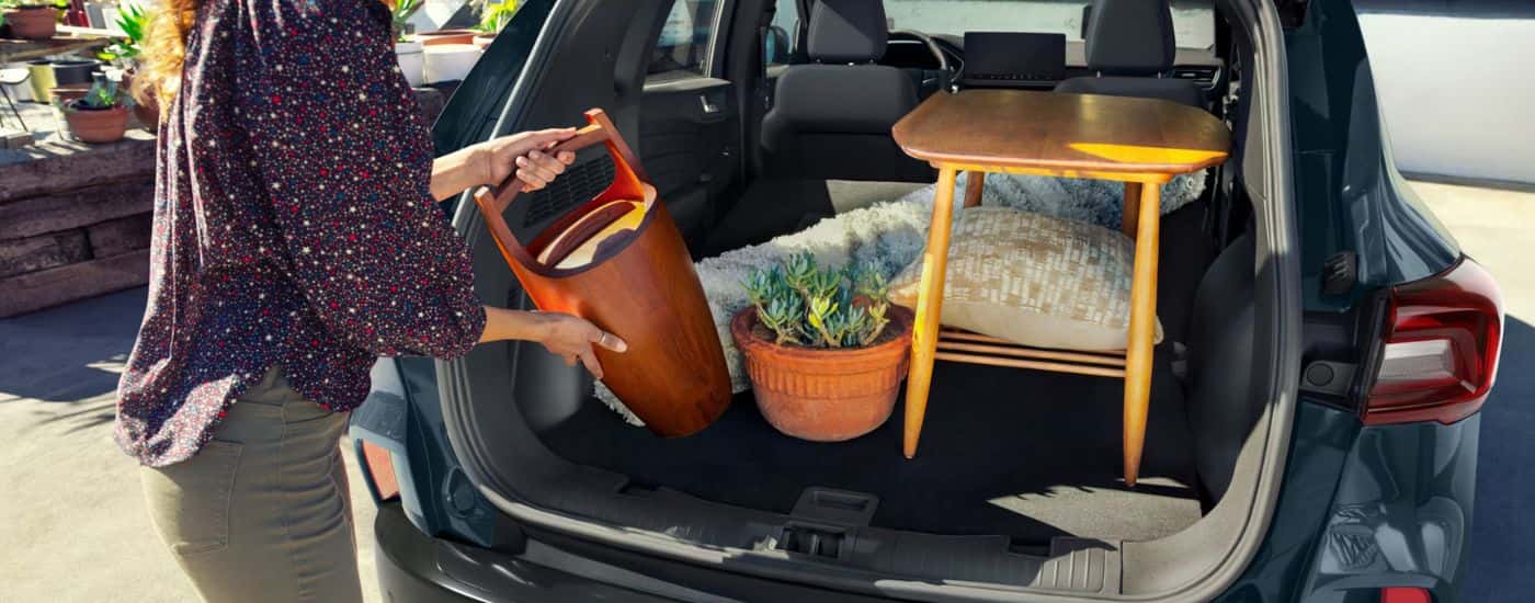 Cargo space of a 2026 Ford Escape.