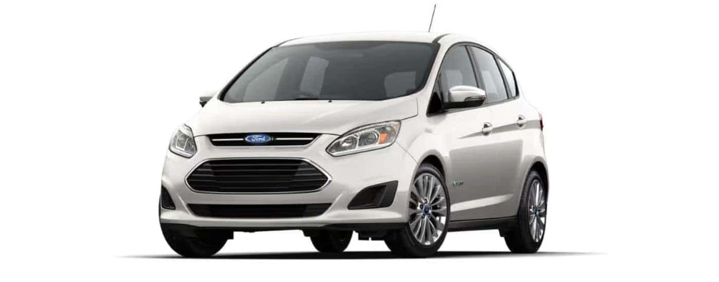 White 2018 Ford C-Max angled left.