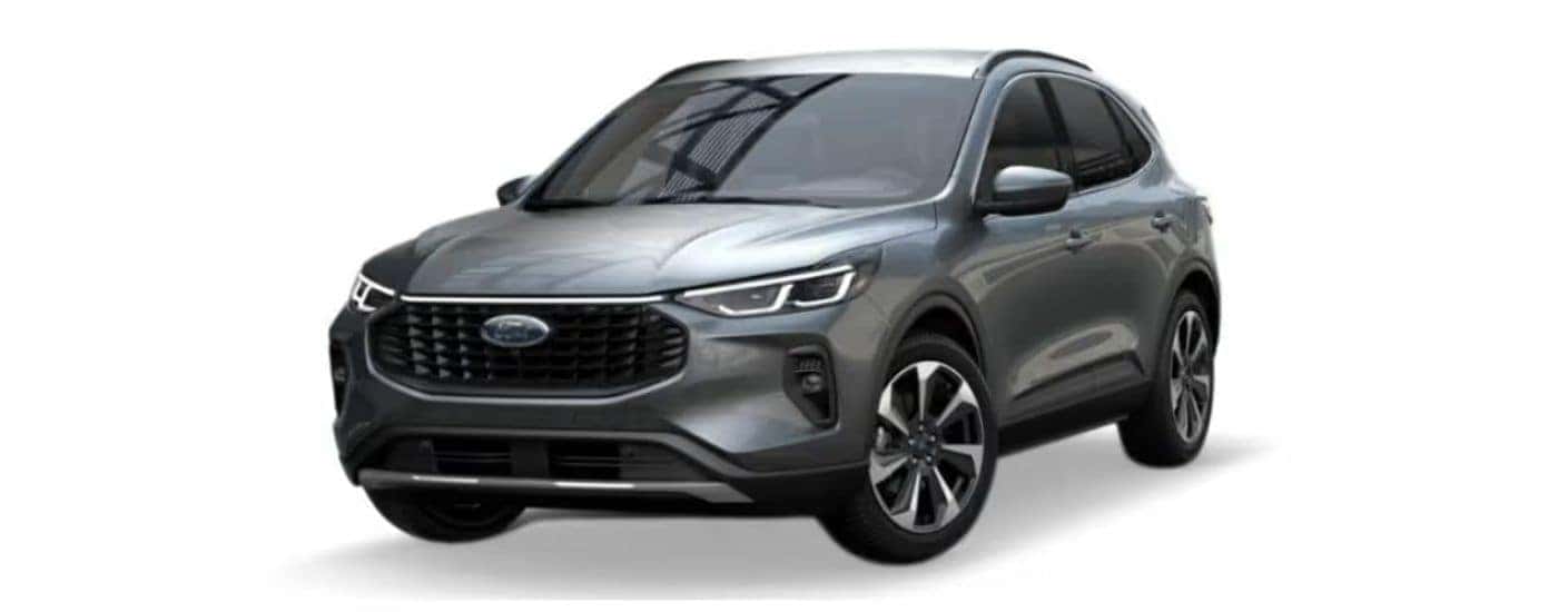 Grey 2025 Ford Escape angled left.