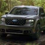 A gray 2026 Ford Maverick off-roading.