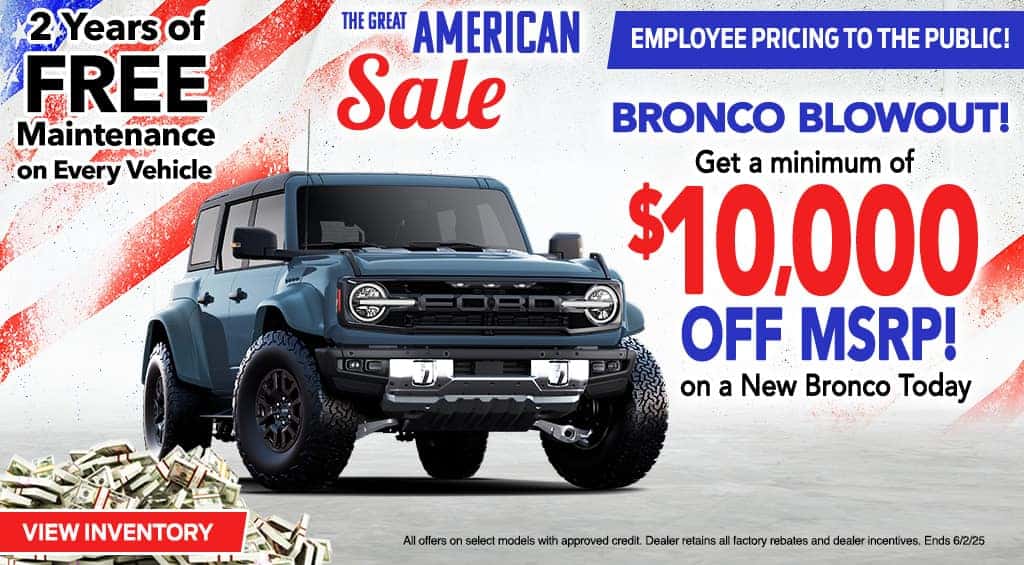<center><strong>Bronco Blowout!</strong></center>