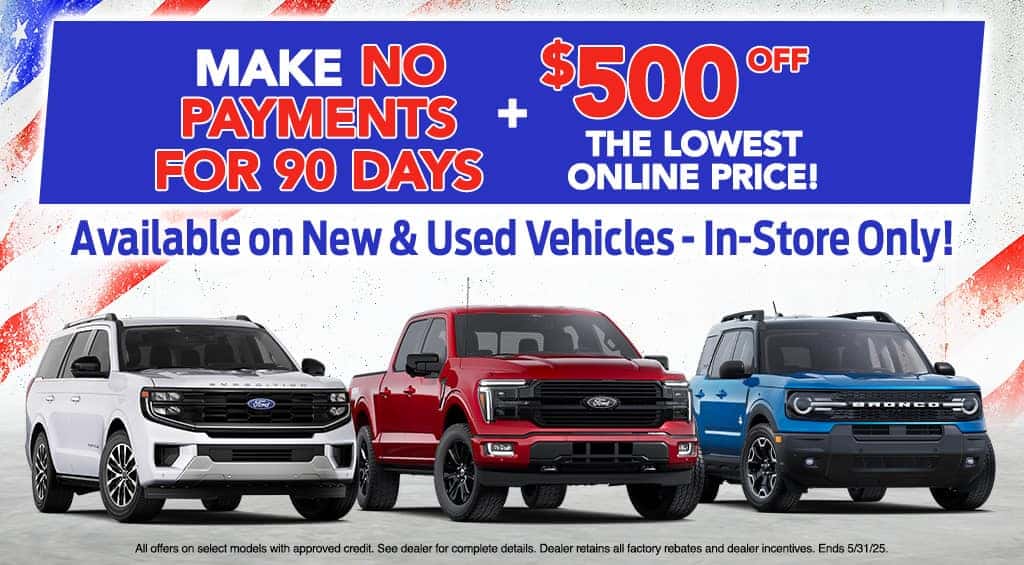 <center><strong>Make No Payments for 90 Days</strong></center>