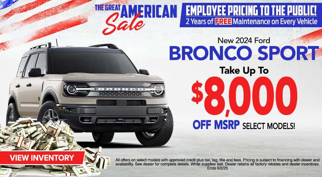 <center><strong>2024 Ford Bronco Sport</strong></center>