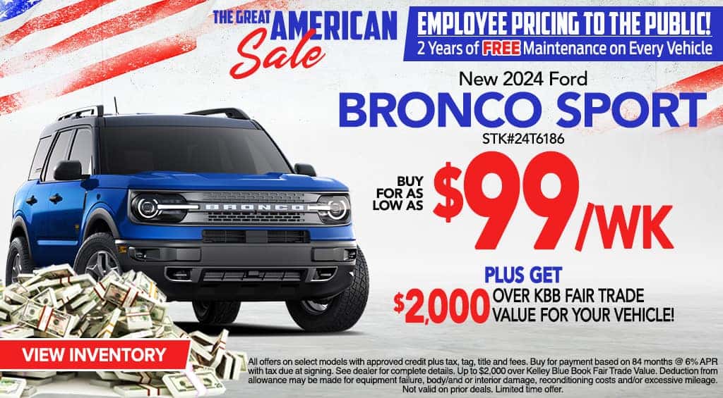 <center><strong>2024 Ford Bronco Sport</strong></center>