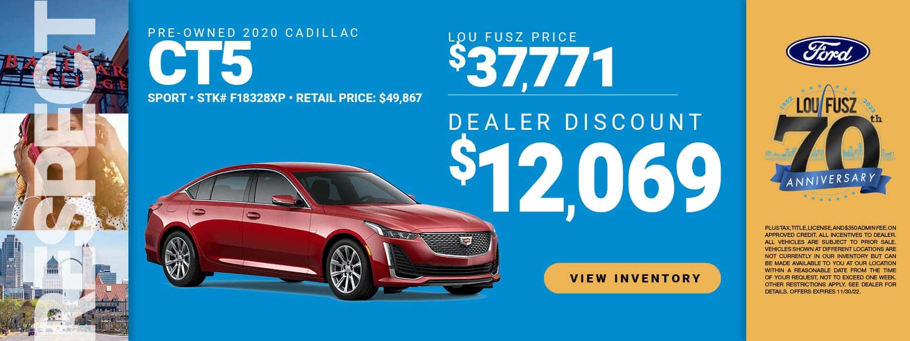 PRE-OWNED 2020 Cadillac CT5 Sport