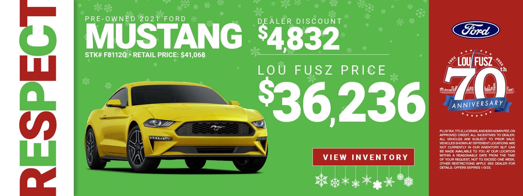PRE-OWNED 2021 FORD MUSTANG