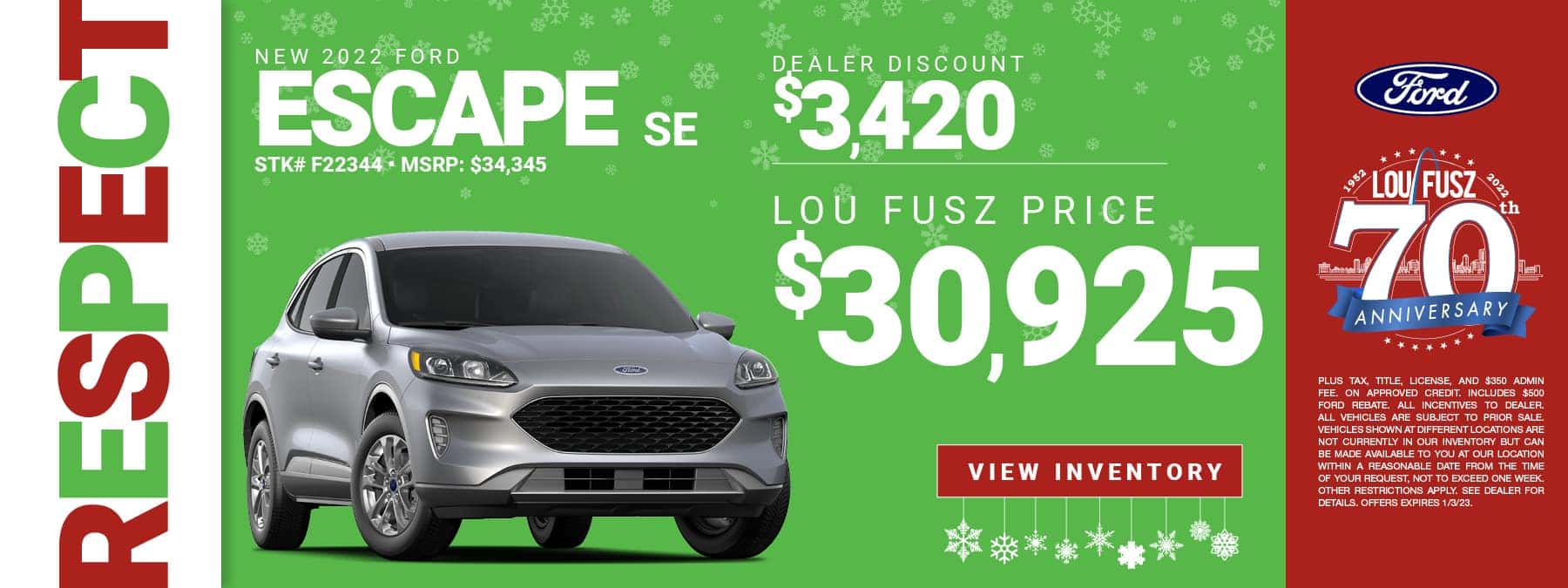 NEW 2022 FORD ESCAPE SE