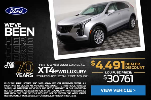 PRE-OWNED 2020 CADILLAC XT4