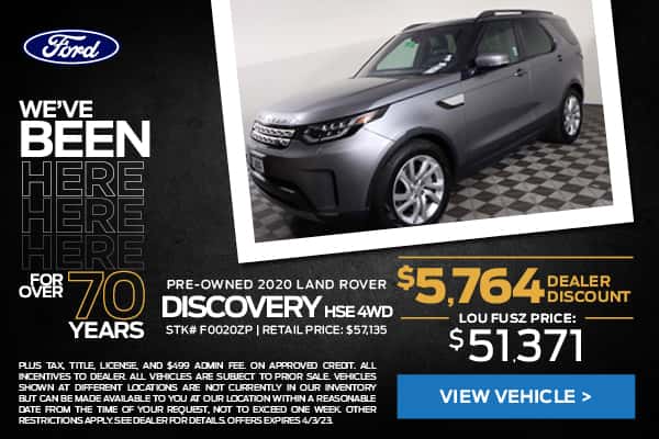 PRE-OWNED 2020 LAND ROVER DISCOVERY