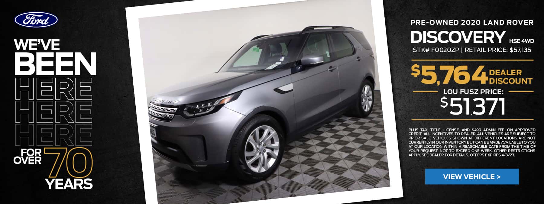 PRE-OWNED 2020 LAND ROVER DISCOVERY