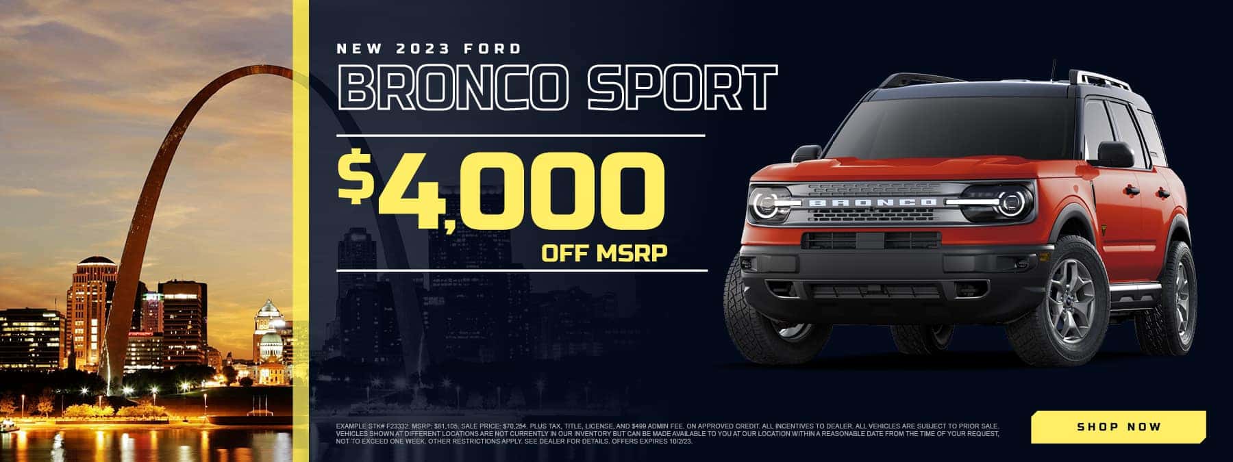 NEW 2023 FORD BRONCO SPORT