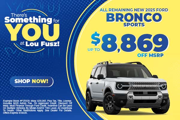 All Remaining New 2025 Ford Bronco Sports