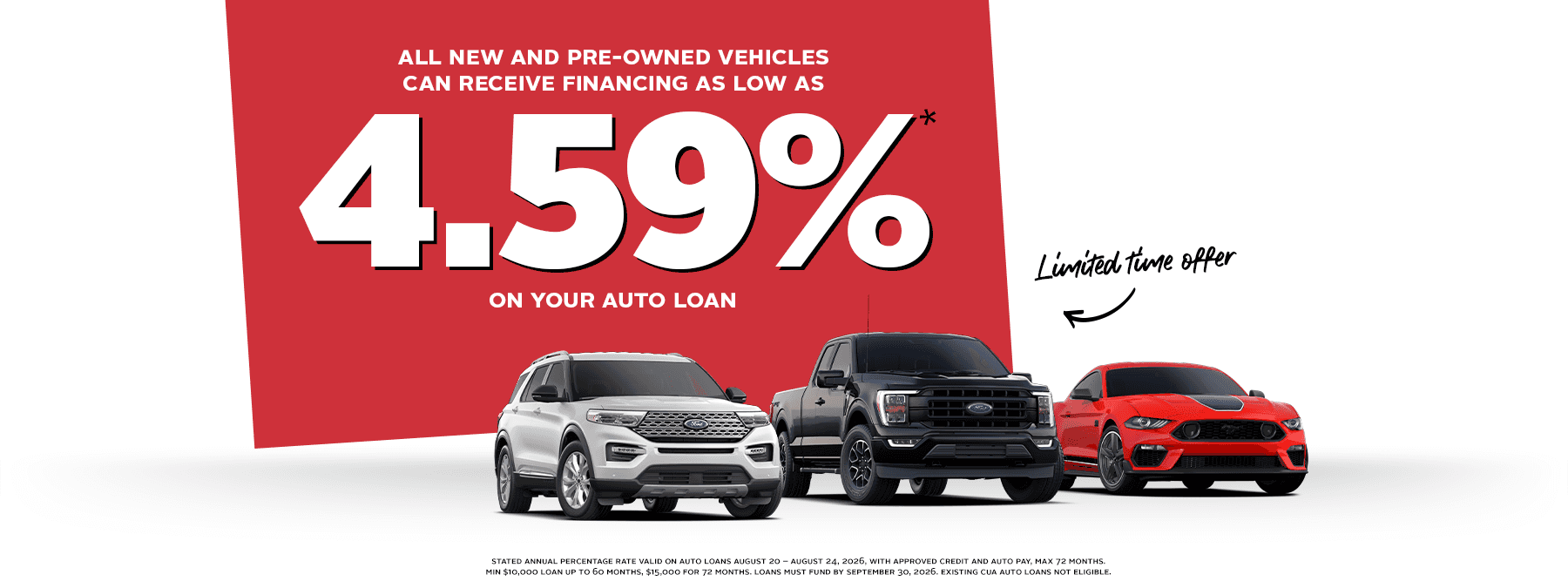 4.59% Until August 24 at Midway Motors