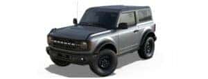 A grey 2022 Ford Bronco Black Diamond is angled left.