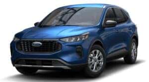 A blue 2023 Ford Escape Active is shown angled left.