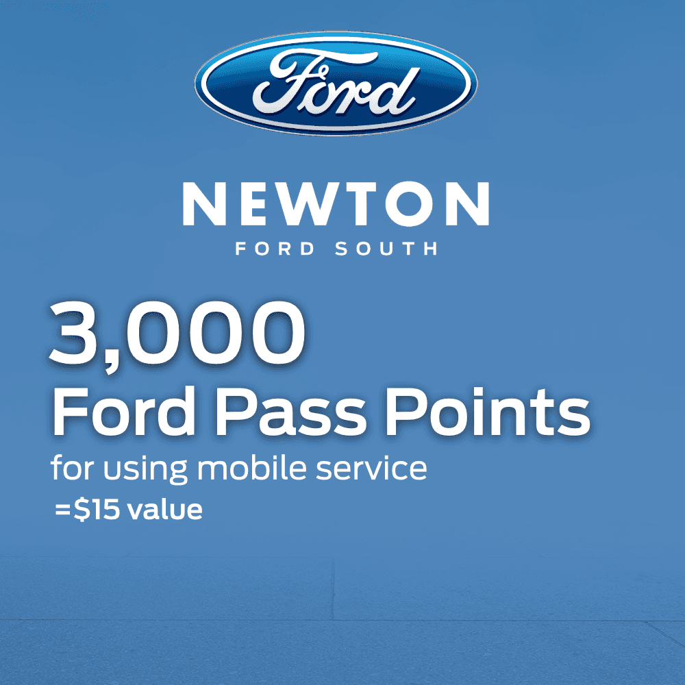3,000 Ford Pass Points when scheduling mobile service