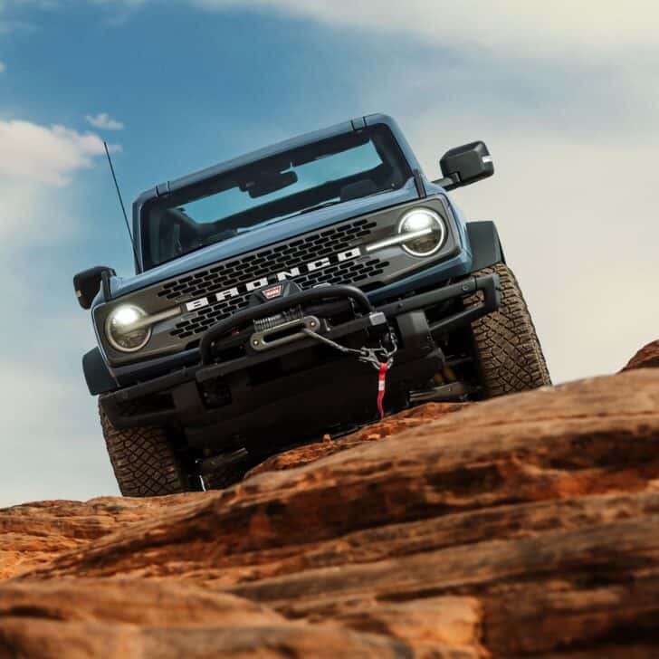 Bronco Driving near Lynchburg