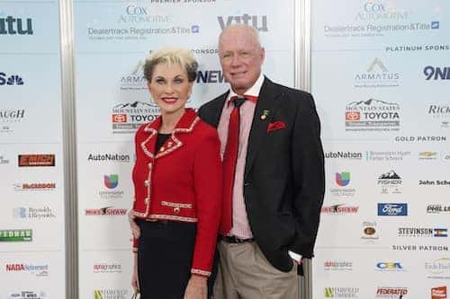 Bonnie and Brian O'Meara at Al O'Meara Jr's induction at CADA Hall of Fame.