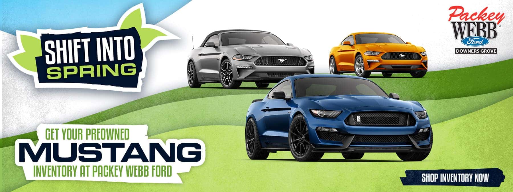 Shift into Spring | Pre-Owned Ford Mustangs | Packey Webb Ford | Downers Grove, IL