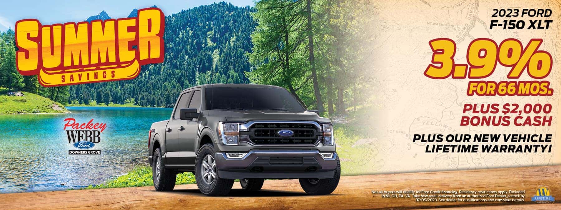 2023 Ford F-150 XLT - 3.9% for 66 Months + $2,000 Bonus Cash | Packey Webb Ford | Downers Grove, IL