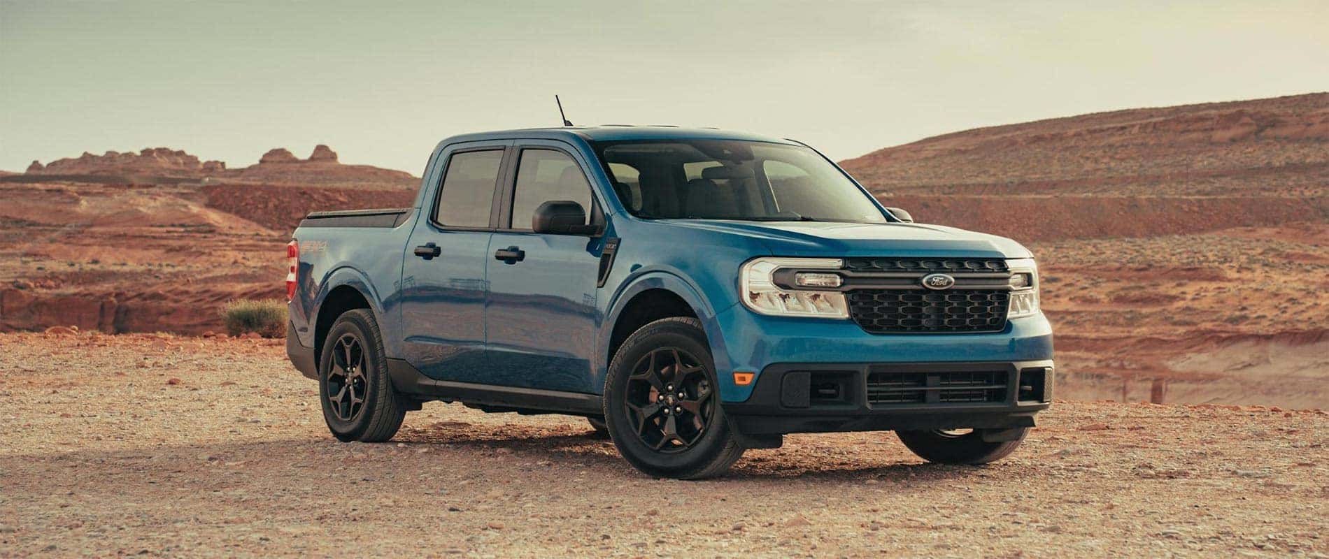 Ford Maverick in the desert
