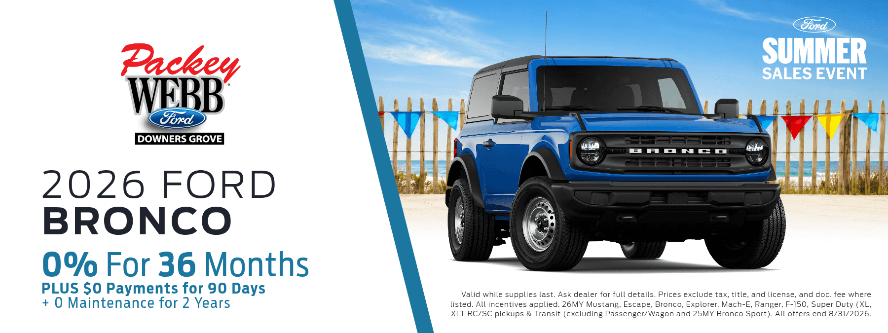 Bronco Special Offer