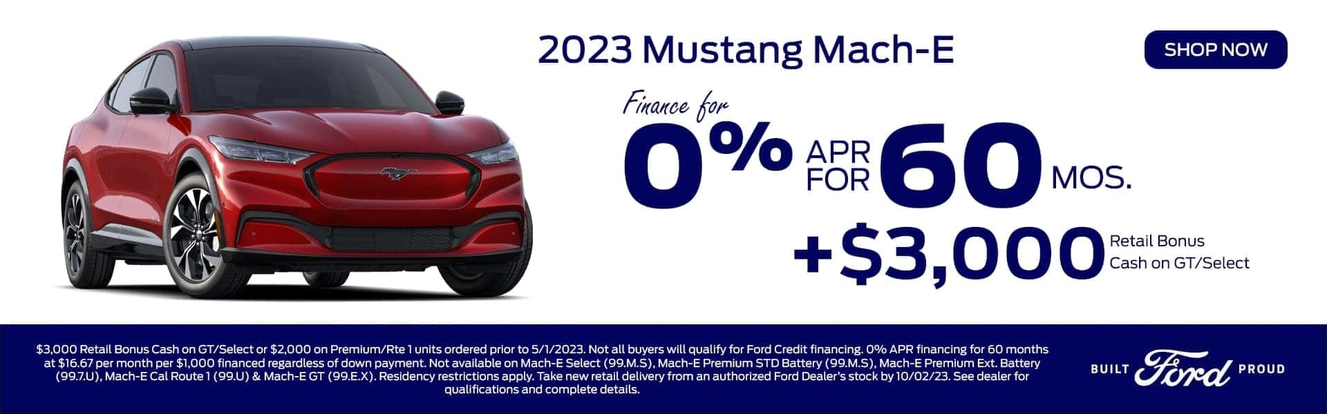 Ford Mustang Mach-E Finance Special Offer