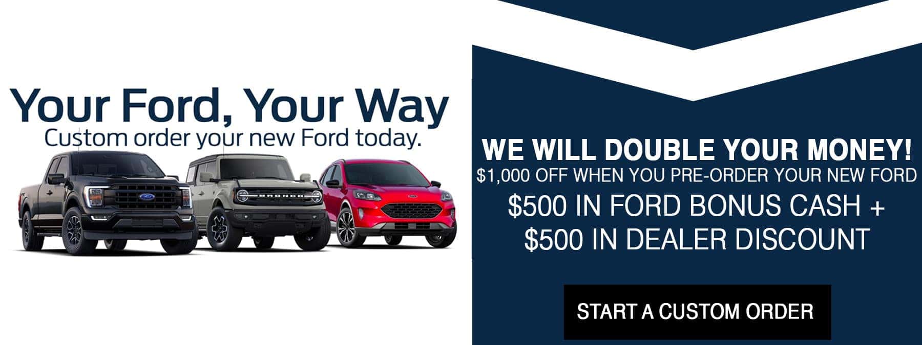 ford custom order may 22