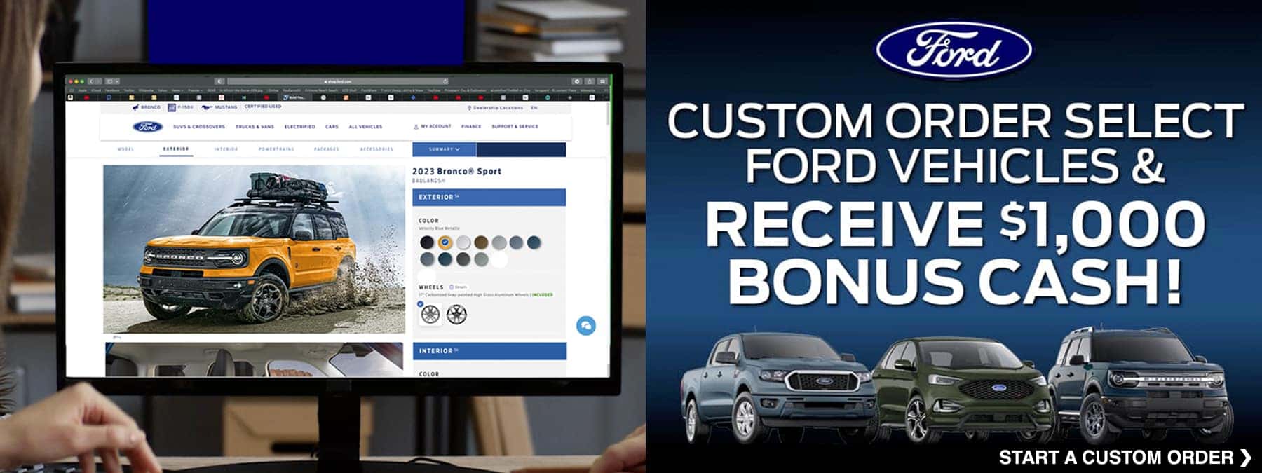 ford custom order march 23