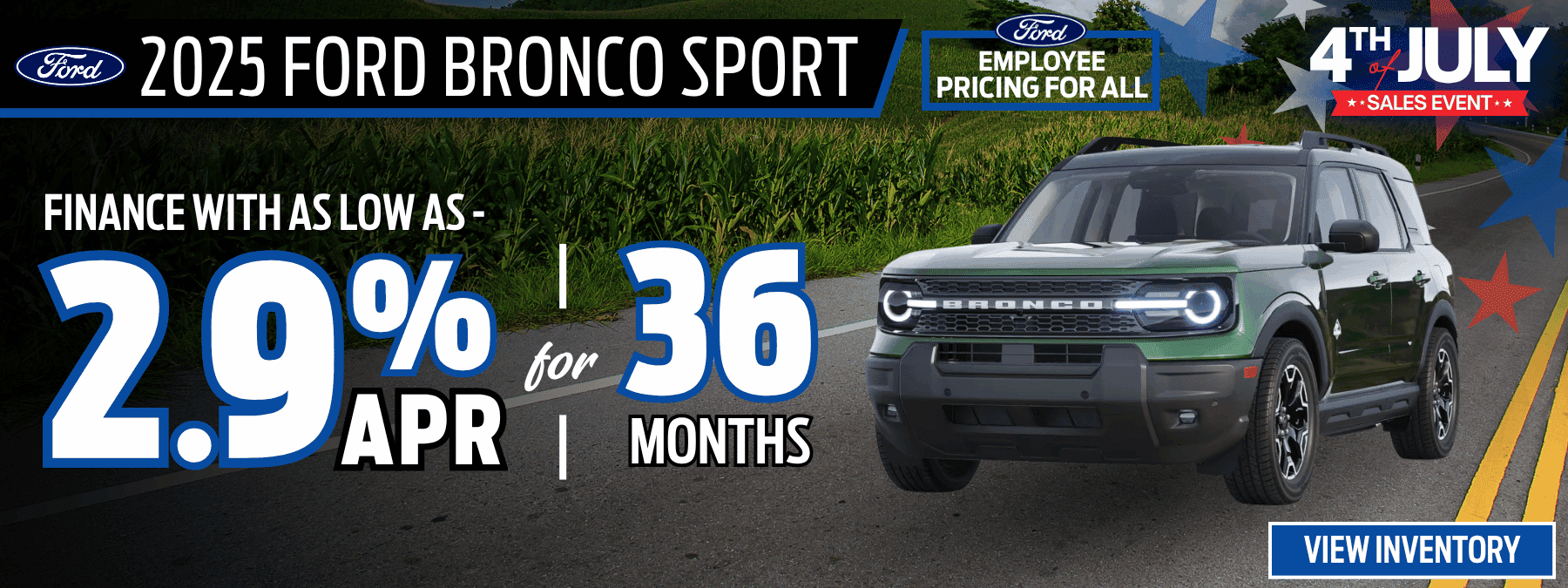 ford bronco sport apr offer july26