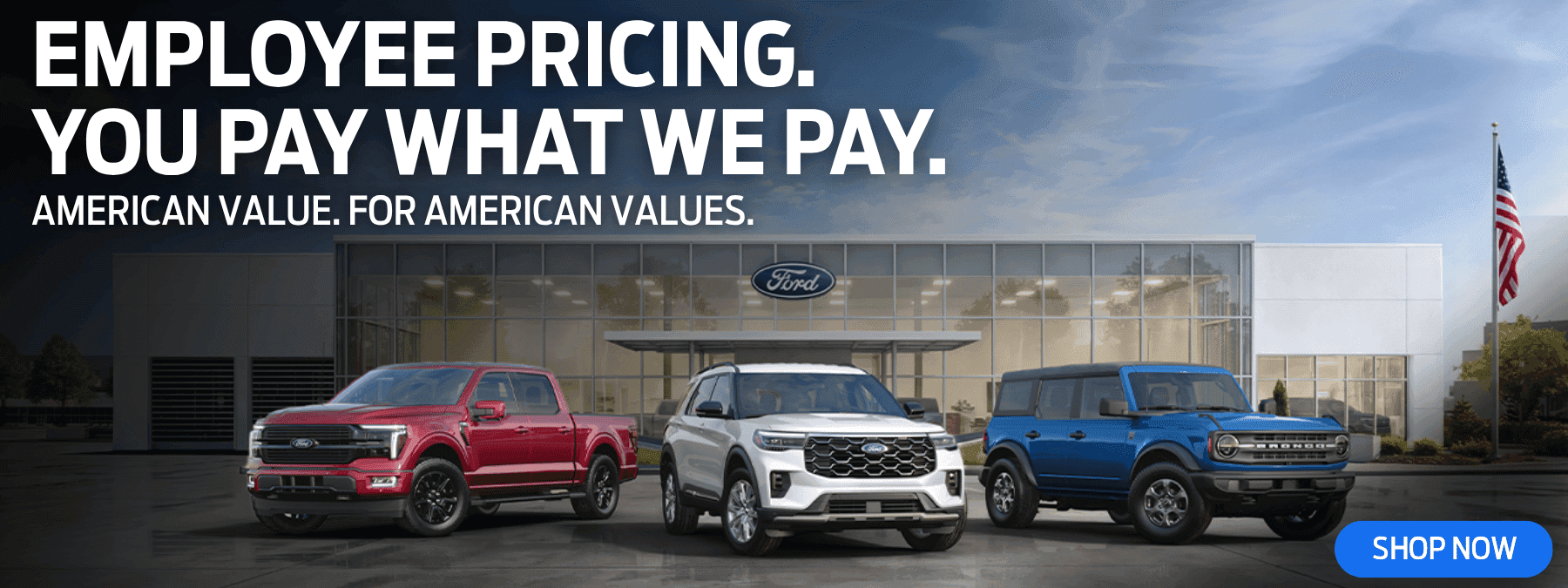 ford employee pricing for all