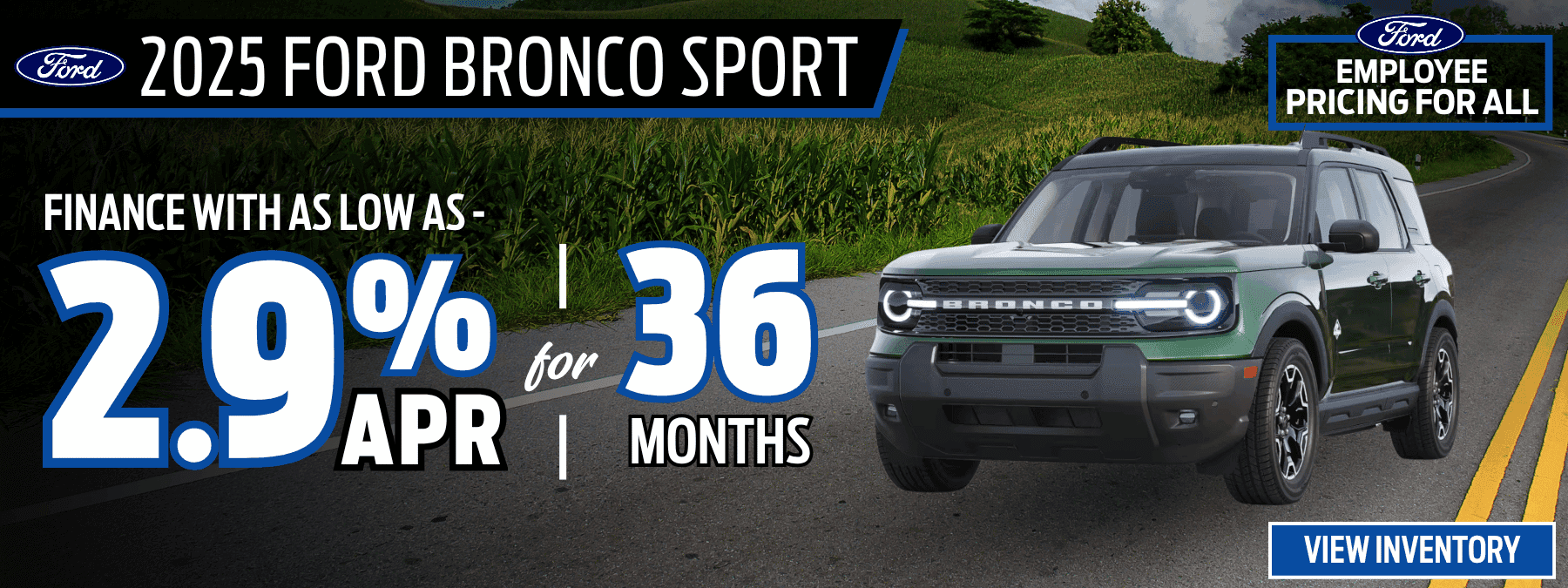 ford bronco sport apr offer