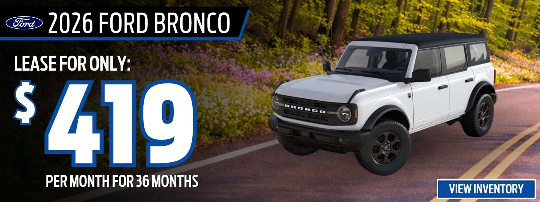 ford bronco lease