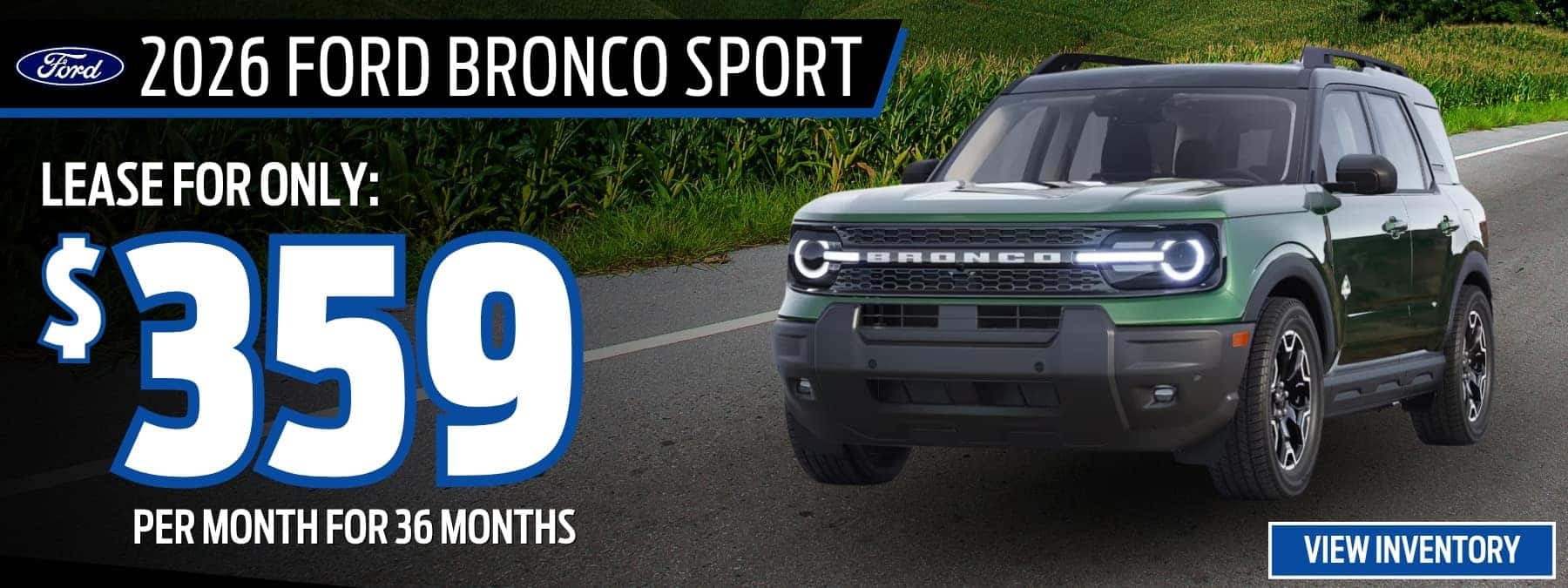 ford bronco sport lease