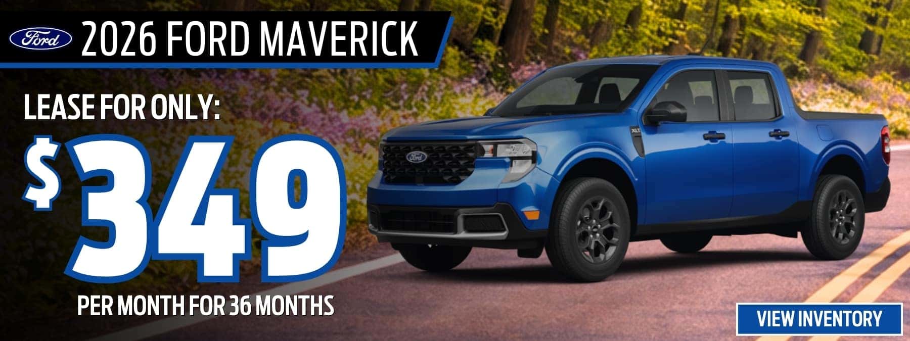 ford maverick lease offer