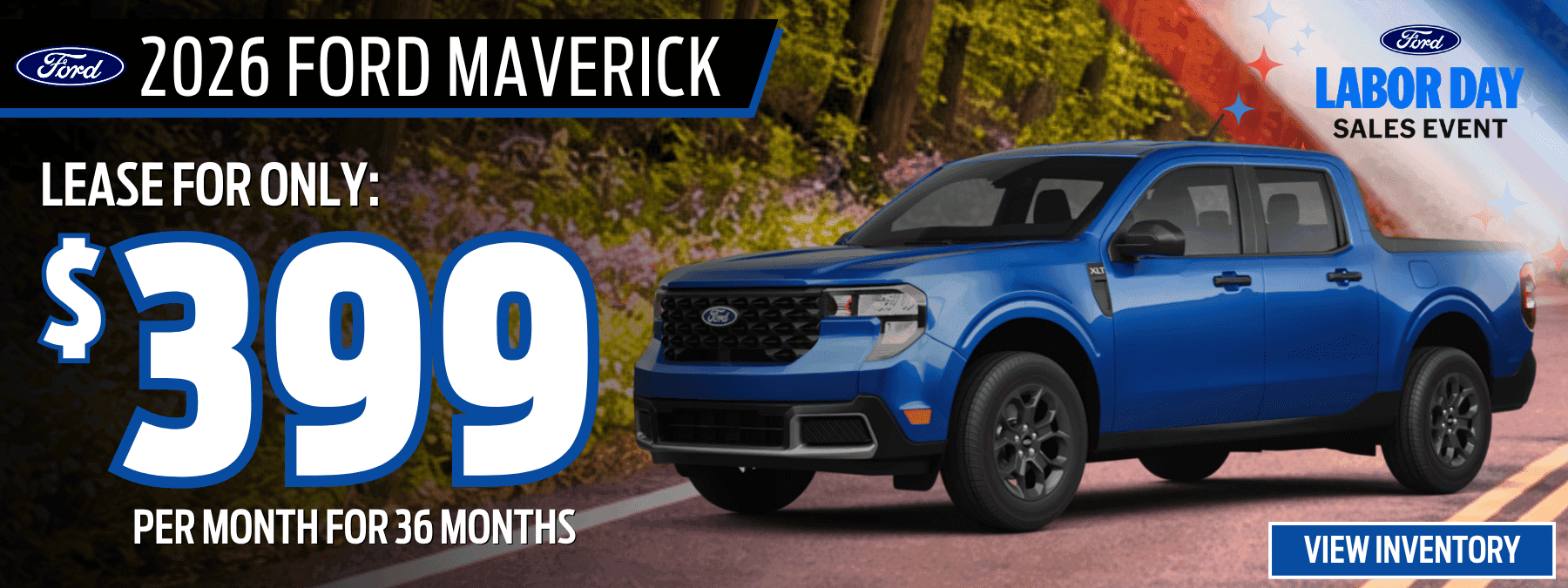 2026 ford maverick lease offer