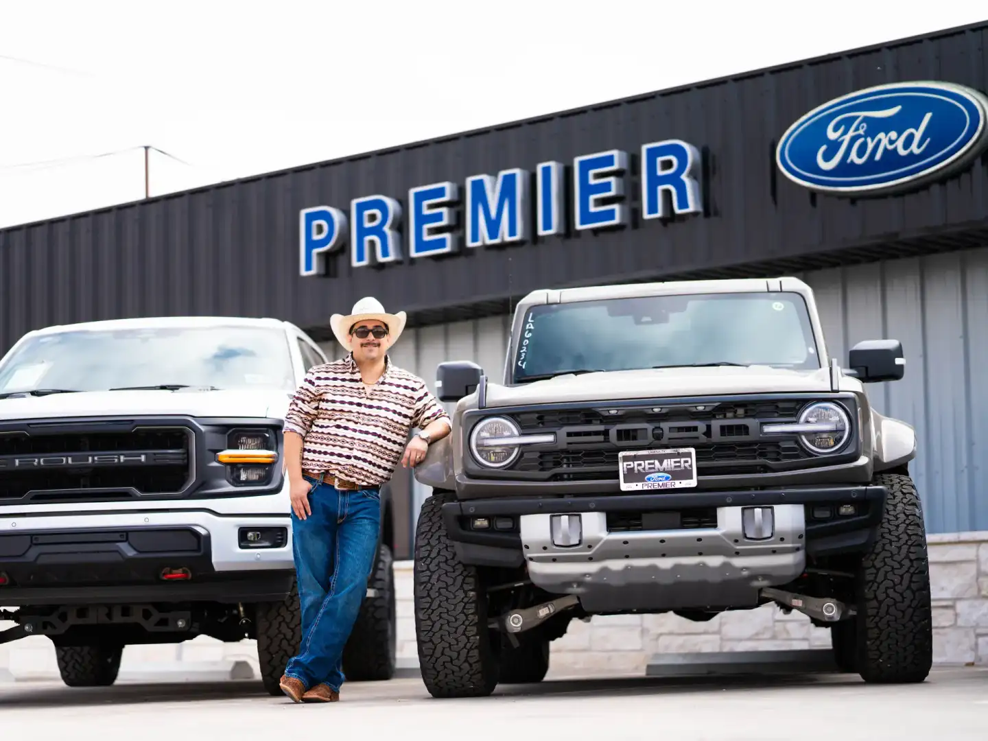 Premier Ford 2 Vehicles up Front