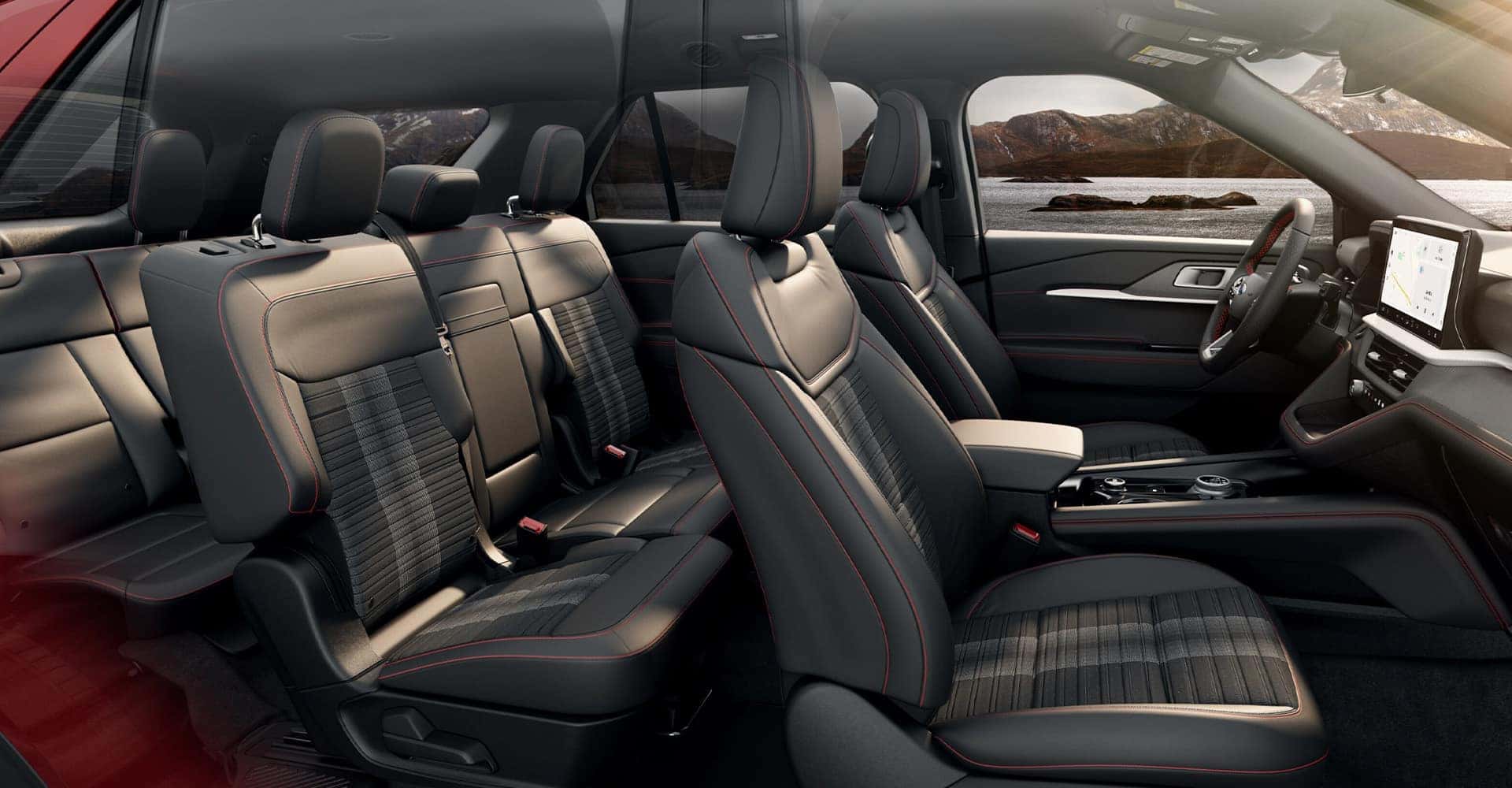 Explorer black interior