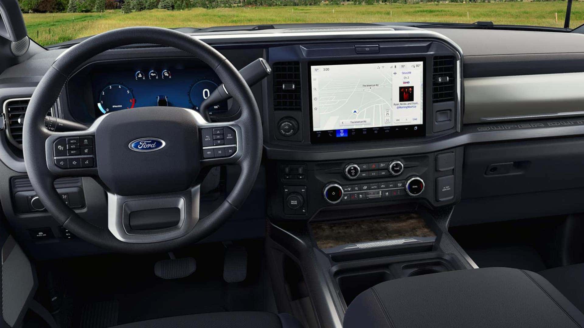 Cockpit of 2026 Ford Super Duty